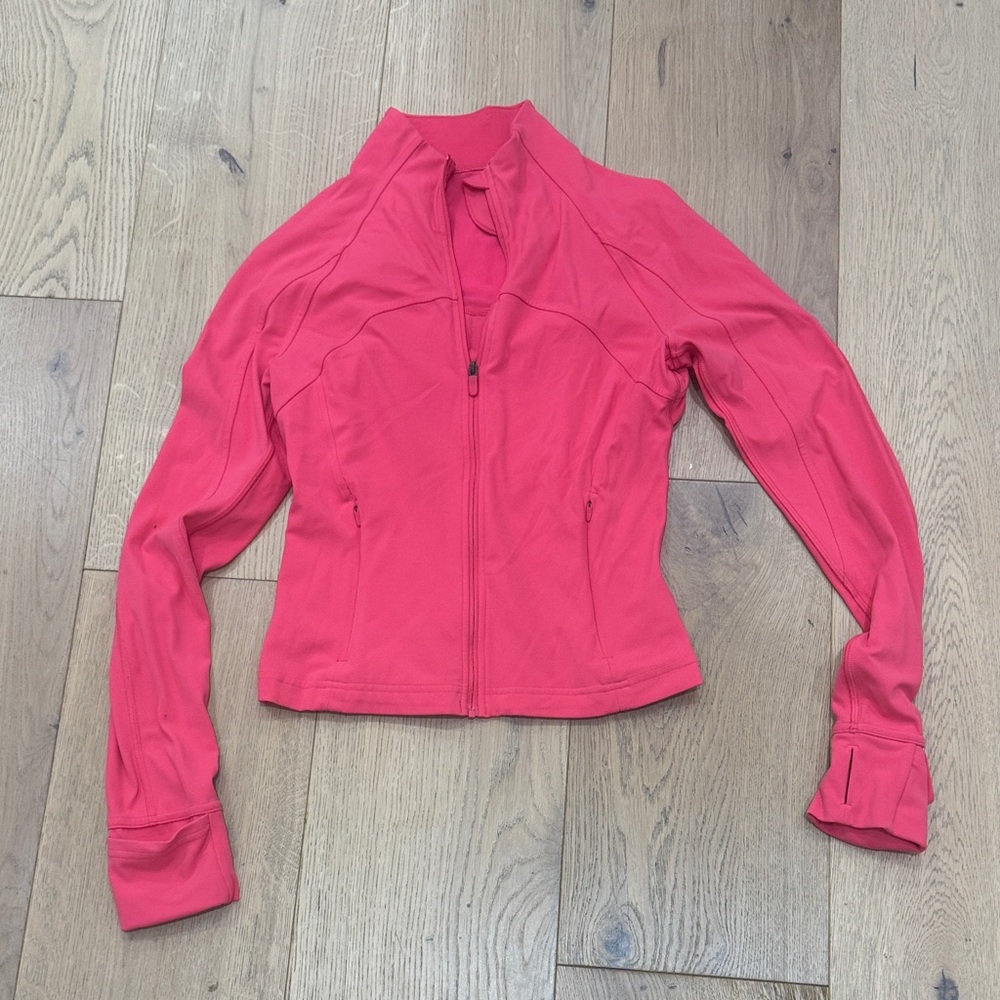 Lululemon Women's Pink Define Crop Jacket